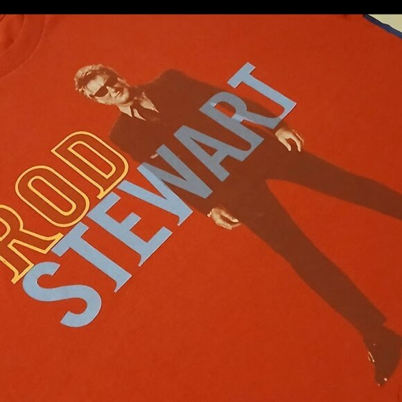 Y2K Rod Stewart Shirt Tee - Adult Men's SZ Size XL - Picture 1 of 1